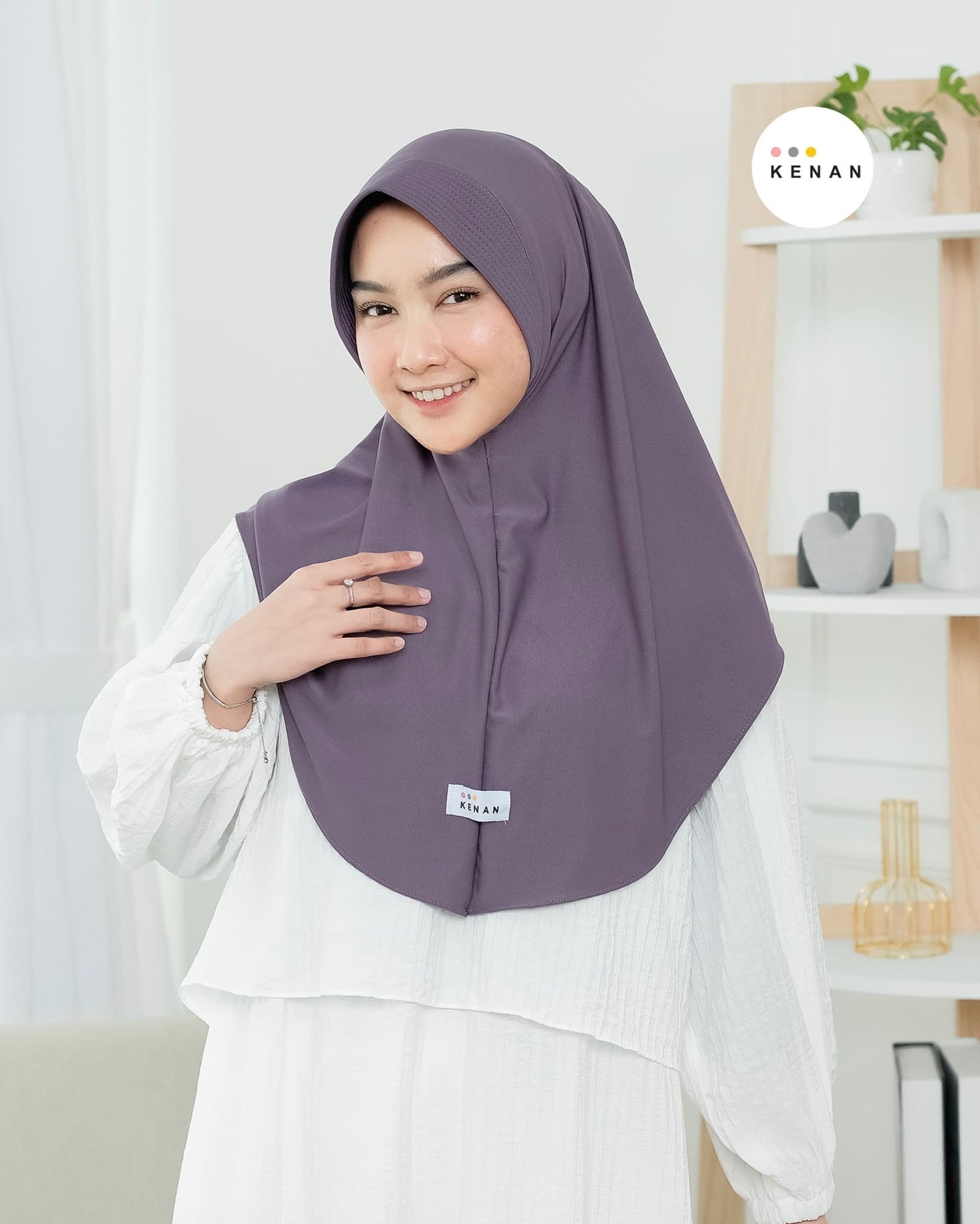 KENAN - Bergo Kenan PED TEBAL (Bergo Ped) Size M