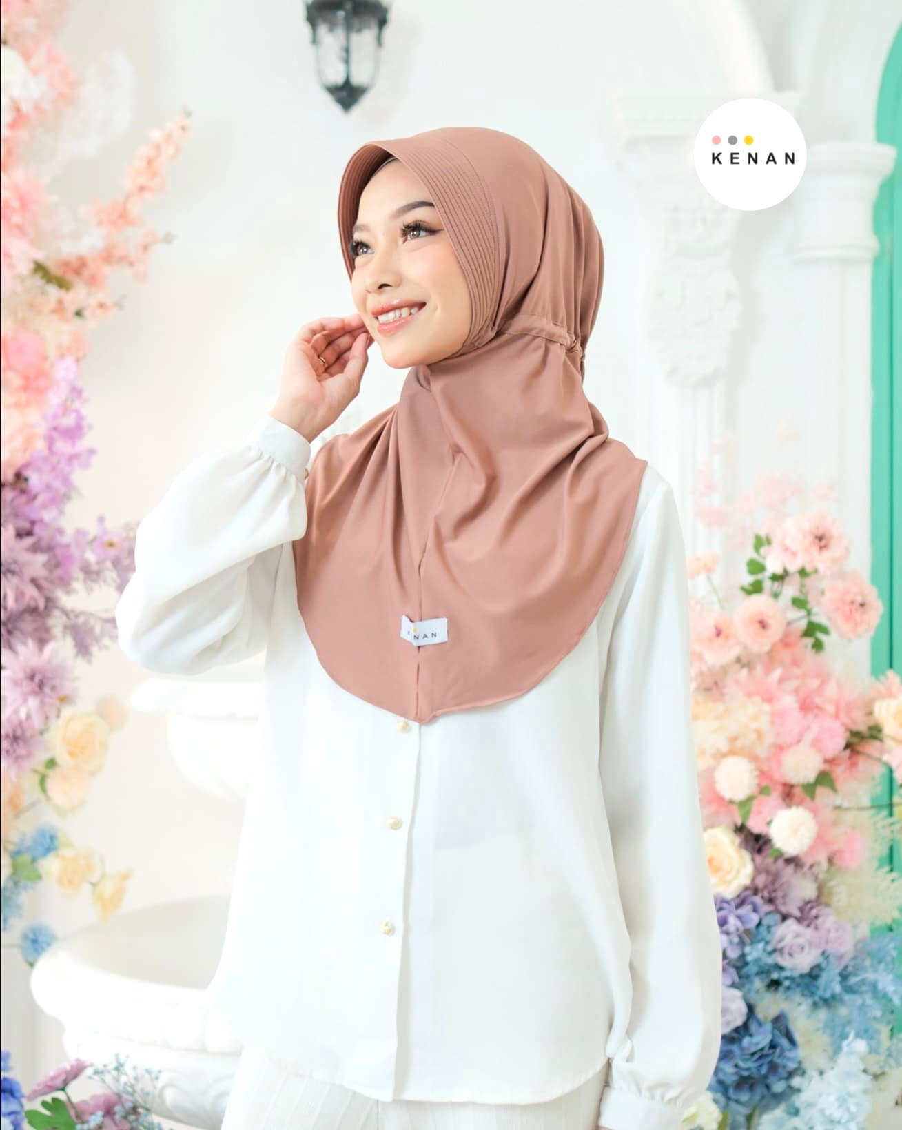 KENAN - Mano Instan (Bergo Ped Tali Serut) Size M