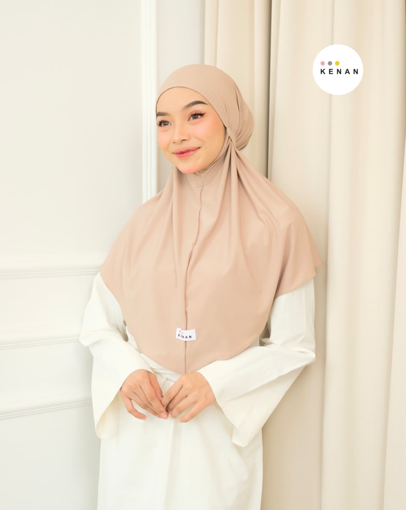 KENAN - Aluna Instan (Bergo Non-ped Tali) Size L