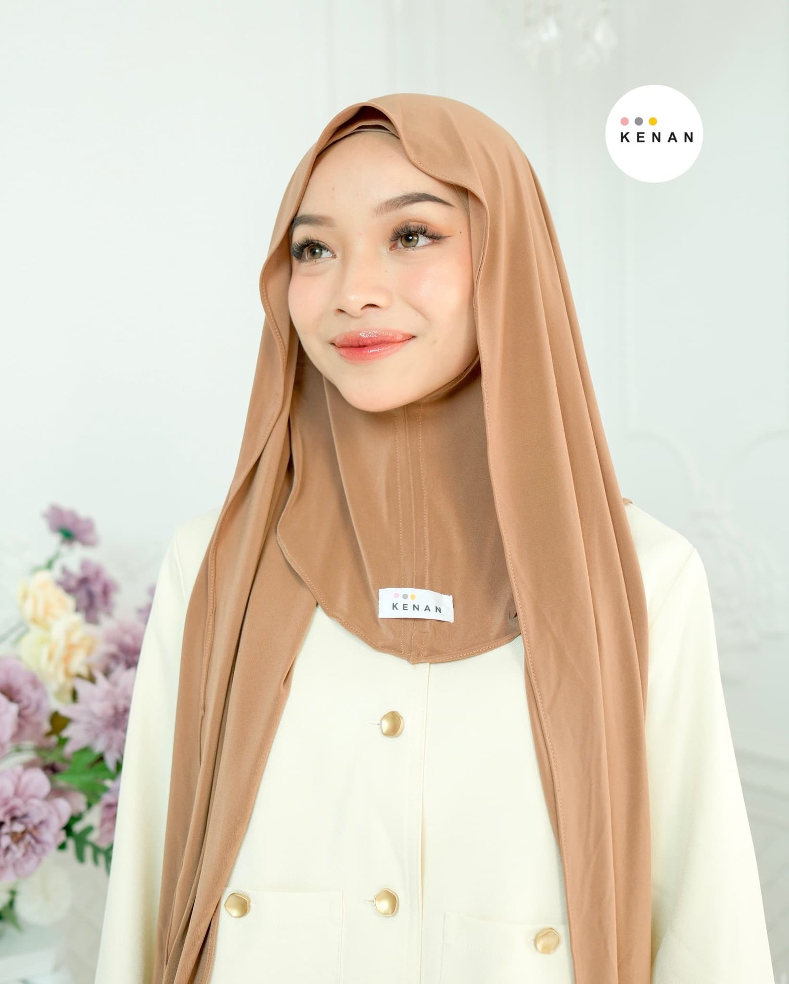 KENAN - Pashmina Willow inner (menutup leher)