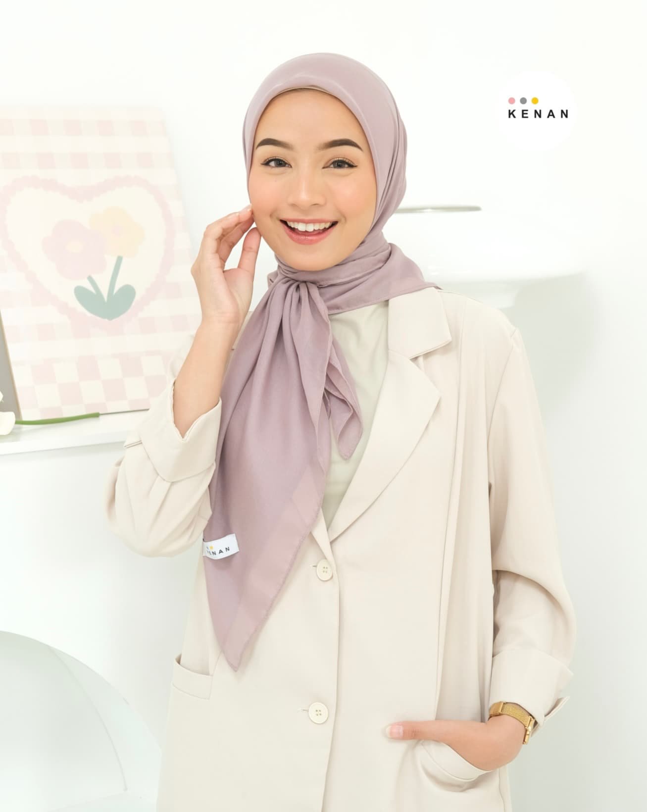 KENAN - Baby Paris Segiempat Voal